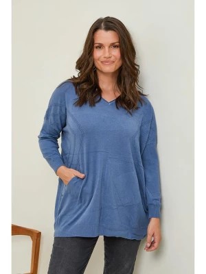 Zdjęcie produktu Curvy Lady Sweter w kolorze niebieskim rozmiar: 44/46