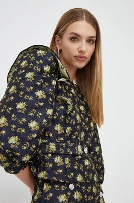 Zdjęcie produktu Custommade bluzka damska kolor granatowy wzorzysta