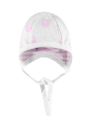 Zdjęcie produktu Czapka dwustronna dziewczęca, różowo-biała, Bellybutton