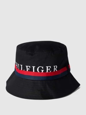 Zdjęcie produktu Czapka typu bucket hat z paskami z logo Tommy Hilfiger