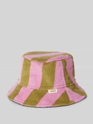 Zdjęcie produktu Czapka typu bucket hat ze wzorem w paski model ‘Menorca’ WOUF