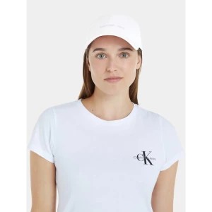 Zdjęcie produktu Czapka z daszkiem Calvin Klein Jeans Institutional Cap K60K608849 White/Silver Logo 0LI