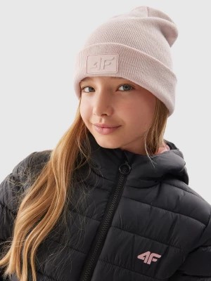 Zdjęcie produktu Czapka zimowa dziewczęca - różowa 4F