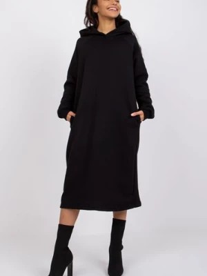 Zdjęcie produktu Czarna sukienka dresowa basic Stella RUE PARIS