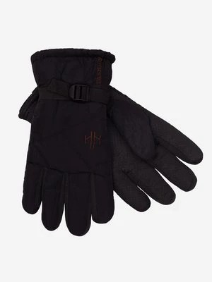 Zdjęcie produktu Czarne zimowe męskie rękawice Shelvt