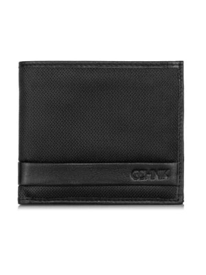 Zdjęcie produktu Czarny rozkładany portfel męski OCHNIK
