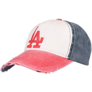 Zdjęcie produktu Czerwona czapka z daszkiem baseballówka vintage LA czerwony Merg