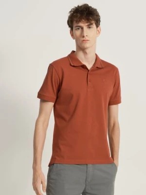 Zdjęcie produktu Czerwona koszulka polo z logo OCHNIK