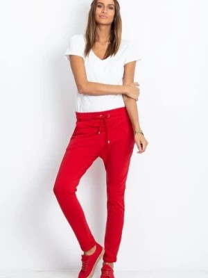 Zdjęcie produktu Czerwone spodnie dresowe Cadence BASIC FEEL GOOD