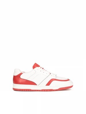 Zdjęcie produktu Czerwono-białe męskie buty sportowe Kazar