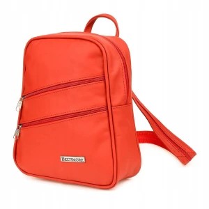 Zdjęcie produktu Czerwony plecak torebka damska Skórzana Beltimore czerwony Merg