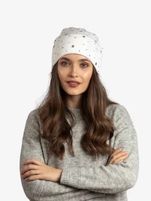 Zdjęcie produktu Damska biała czapka zimowa Shelvt