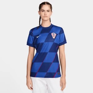 Zdjęcie produktu Damska koszulka piłkarska Nike Dri-FIT Chorwacja Stadium 2024/25 (wersja wyjazdowa) (replika) - Niebieski