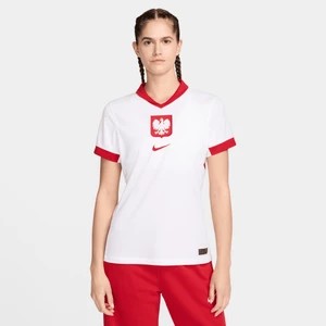 Zdjęcie produktu Damska koszulka piłkarska Nike Dri-FIT Polska Stadium 2024/25 (wersja domowa) (replika) - Biel