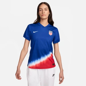 Zdjęcie produktu Damska koszulka piłkarska Nike Dri-FIT USMNT Stadium 2024 (wersja wyjazdowa) – replika - Niebieski