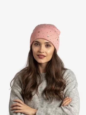 Zdjęcie produktu Damska różowa czapka zimowa Shelvt