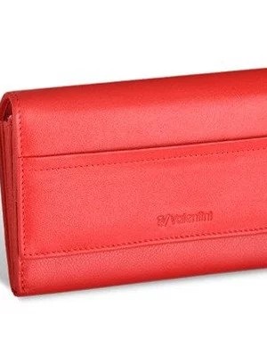 Zdjęcie produktu Damski portfel Valentini Black & Red Diamond 550 czerwony
