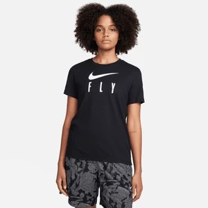 Zdjęcie produktu Damski T-shirt z grafiką Dri-FIT Nike Swoosh Fly - Czerń