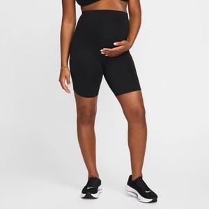 Zdjęcie produktu Damskie ciążowe kolarki z wysokim stanem i kieszeniami 20 cm Nike (M) One - Czerń