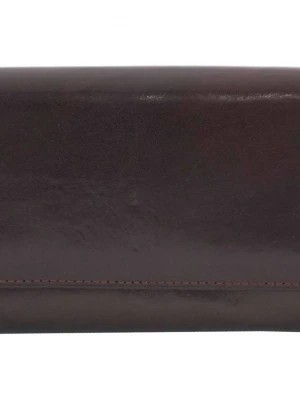 Zdjęcie produktu Damskie portfele skórzane - Barberini's - Brązowy ciemny Merg
