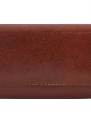 Zdjęcie produktu Damskie portfele skórzane - Barberini's - Brązowy Merg