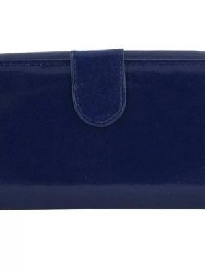 Zdjęcie produktu Damskie portfele skórzane - Barberini's - Granatowy Merg