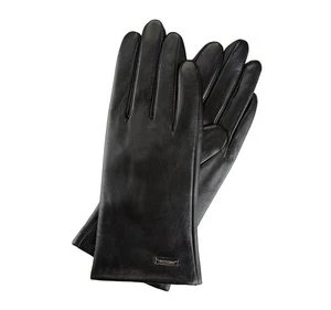 Zdjęcie produktu Damskie rękawiczki skórzane klasyczne czarne Wittchen