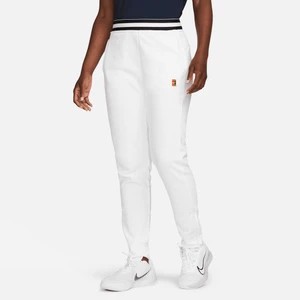 Zdjęcie produktu Damskie spodnie z dzianiny dresowej do tenisa NikeCourt Dri-FIT Heritage - Biel
