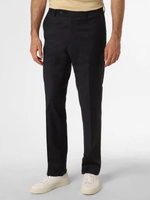 Zdjęcie produktu Daniel Hechter Męskie spodnie od garnituru modułowego Mężczyźni Regular Fit wełna ze strzyży niebieski jednolity,