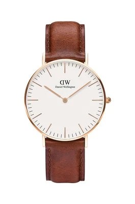 Zdjęcie produktu Daniel Wellington zegarek Classic 36 St Mawes kolor brązowy