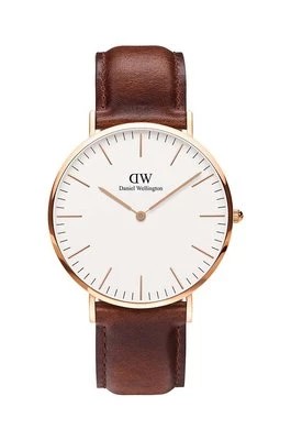Zdjęcie produktu Daniel Wellington zegarek Classic 40 St Mawes męski kolor różowy
