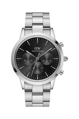 Zdjęcie produktu Daniel Wellington zegarek Iconic Chronograph damski kolor srebrny