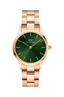 Zdjęcie produktu Daniel Wellington zegarek Iconic Link Emerald damski kolor złoty