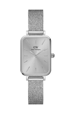 Zdjęcie produktu Daniel Wellington zegarek Quadro 20X26 damski kolor srebrny