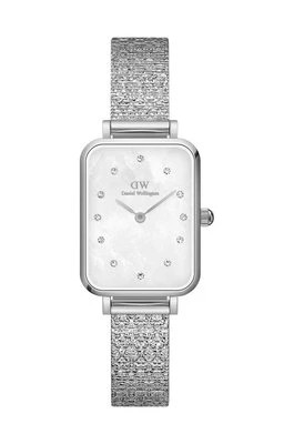 Zdjęcie produktu Daniel Wellington zegarek Quadro 20x26 Lumine damski kolor srebrny