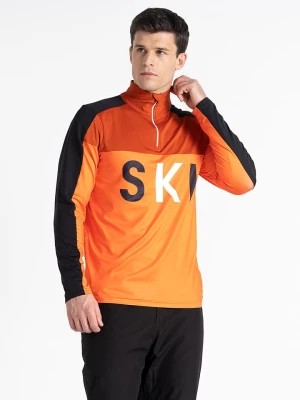 Zdjęcie produktu Dare 2b Koszulka funkcyjna "Ski" w kolorze pomarańczowo-czarnym rozmiar: M