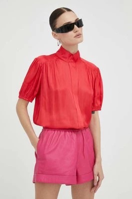 Zdjęcie produktu Day Birger et Mikkelsen koszula damska kolor czerwony regular z kołnierzykiem klasycznym