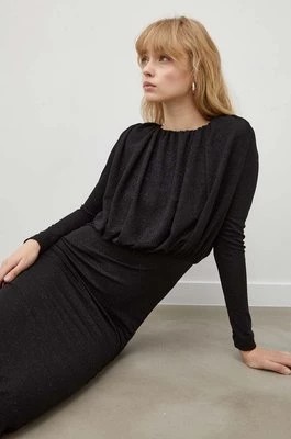 Zdjęcie produktu Day Birger et Mikkelsen sukienka kolor czarny midi dopasowana