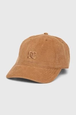 Zdjęcie produktu DC czapka z daszkiem sztruksowa Star kolor brązowy gładka ADYHA04196