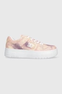 Zdjęcie produktu DC sneakersy skórzane Manteca kolor różowy ADJS100156