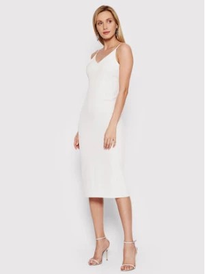 Zdjęcie produktu DeeZee Sukienka codzienna Becca HSM017 Biały Slim Fit