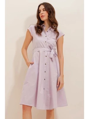 Zdjęcie produktu Defile Sukienka w kolorze lawendowym rozmiar: L