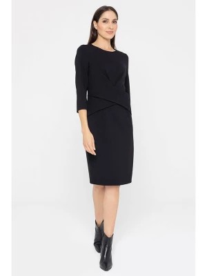 Zdjęcie produktu Deni Cler Sukienka w kolorze czarnym rozmiar: 44