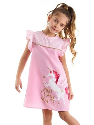 Zdjęcie produktu Denokids Sukienka "Magical Unicorn" w kolorze jasnoróżowym rozmiar: 104