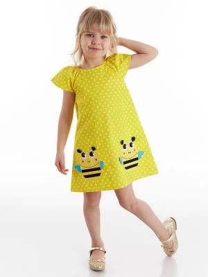 Zdjęcie produktu Denokids Sukienka w kolorze żółtym rozmiar: 122