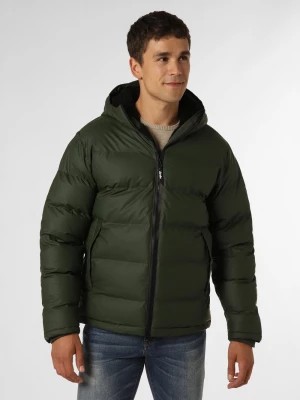 Zdjęcie produktu Derbe Męska kurtka pikowana Mężczyźni zielony jednolity,