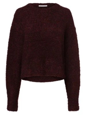 Zdjęcie produktu Designers Remix Sweter damski z dodatkiem alpaki Kobiety Wełna czerwony marmurkowy,