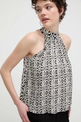Zdjęcie produktu Desigual bluzka SOFÍA damska kolor czarny wzorzysta 24SWBW18