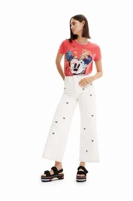Zdjęcie produktu Desigual jeansy x Disney damskie medium waist