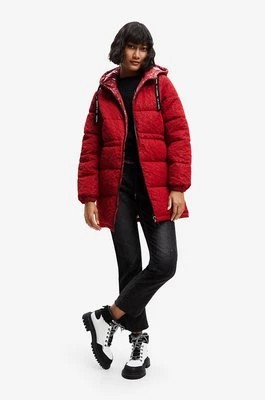 Zdjęcie produktu Desigual kurtka damska kolor czerwony zimowa